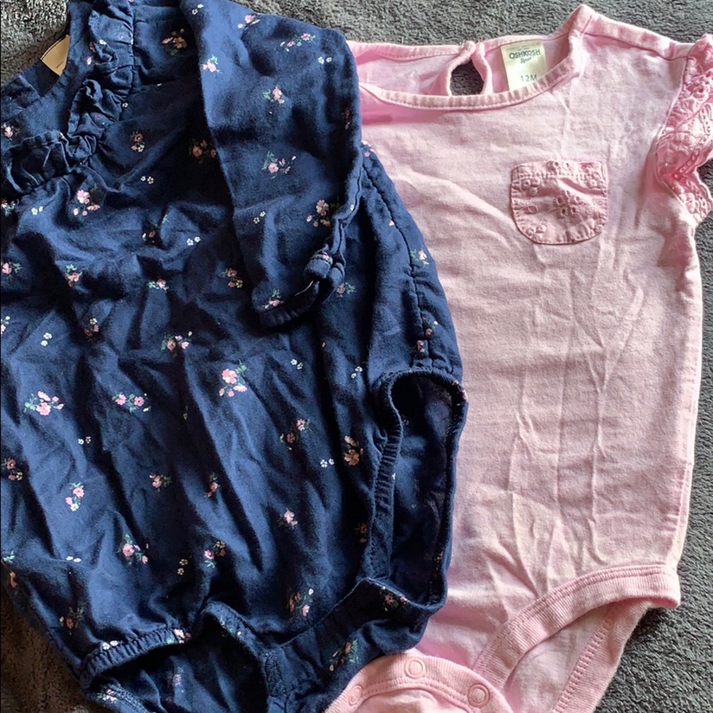 OshKoshB’gosh girls long sleeve onesie